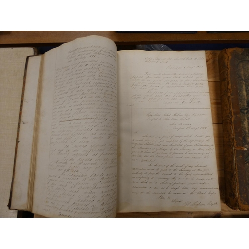 119 - Roxburghshire - Militia.  Three manuscript folio record books relating to the Militia. Containing mi... 