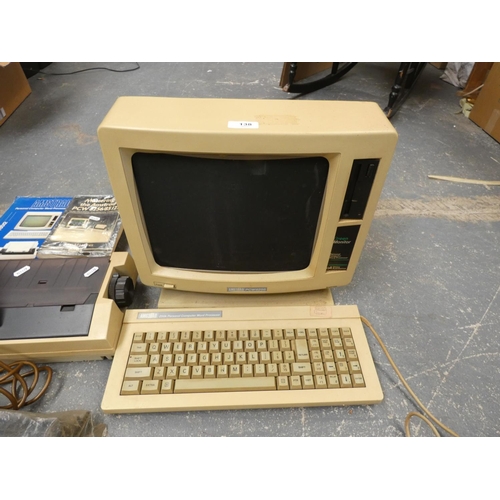 138 - Amstrad 256K personal computer, early 90's.