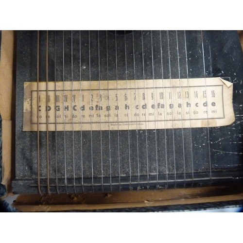 110 - Autoharp, cased.