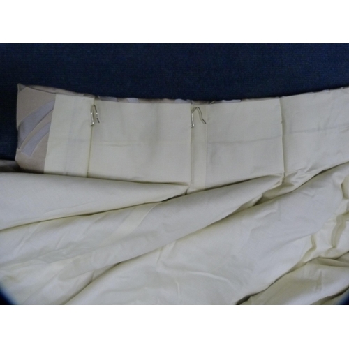 46 - Pair of large curtains  280in x 86in approximately.