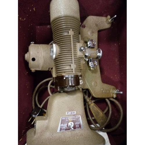 64 - Sankyo Super 8 Standard Dualux 2000H, Yashica 8mm editor, quantity of Kodak movie reels, and a Bell ... 