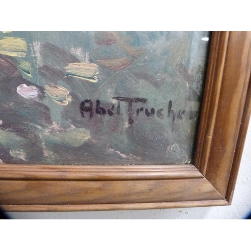 76 - Abel TruchelFemale sitting in the gardenPrint.