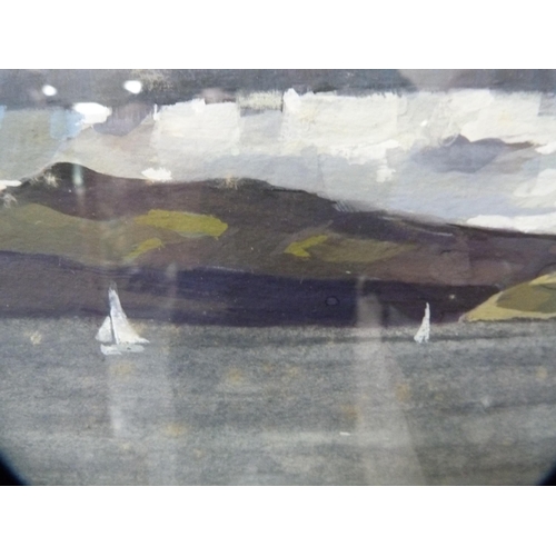 77 - Alexander (Sandy) Robb (Scottish, b. 1950)Orkney, c. 1988Gouache, 13.5cm x 17cm.&nbsp; ARRAlexander ... 