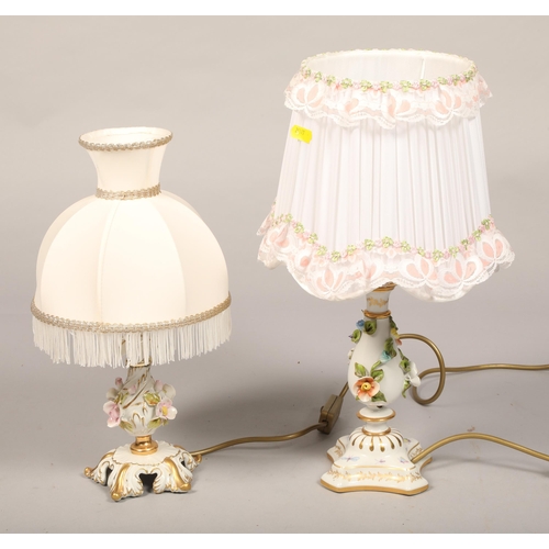 540 - Six vintage table lamps