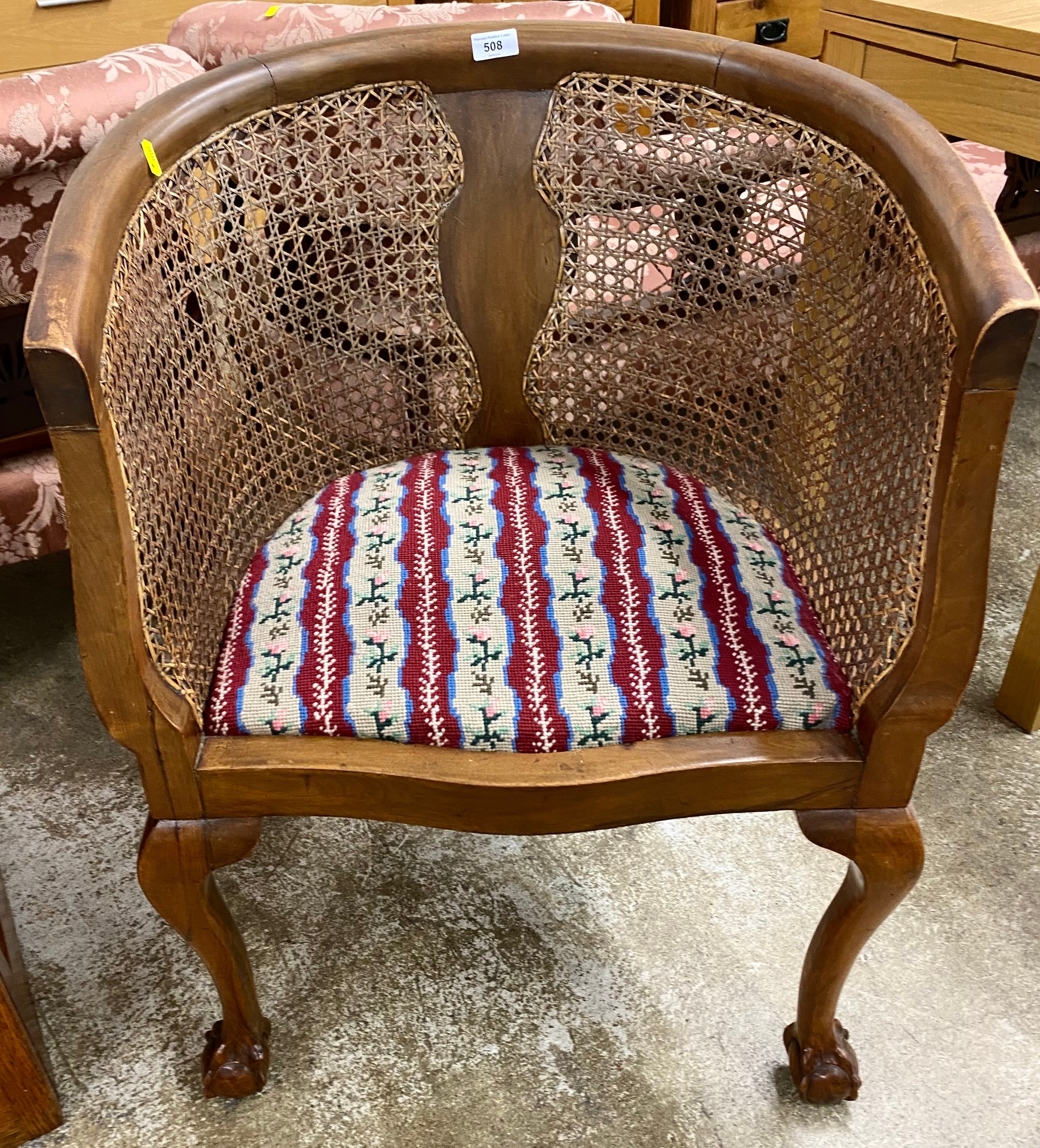 Antique claw foot chair for deals sale