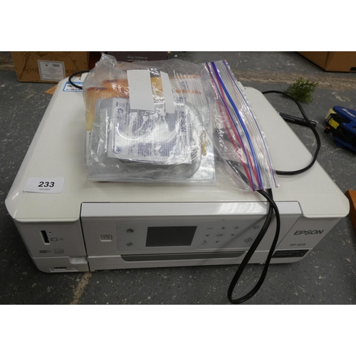 233 - Modern Epsom XP-635 printer and ink.