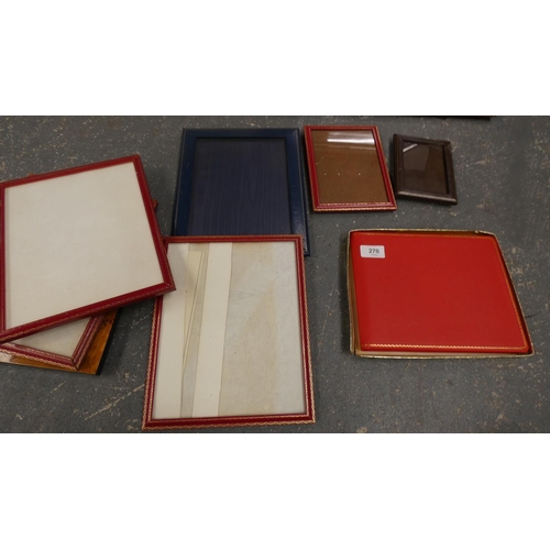 270 - Jarrod's of London picture frames and Wallace Heaton Ltd. London picture frames.