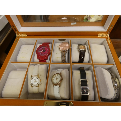 294 - Collection of lady's fashion watches.