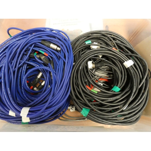 319 - Large collection of RCA Jack leads.