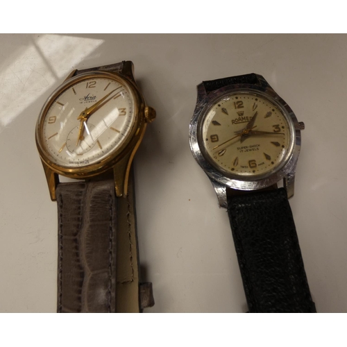 333 - Men's vintage Avia and Roamer watches.