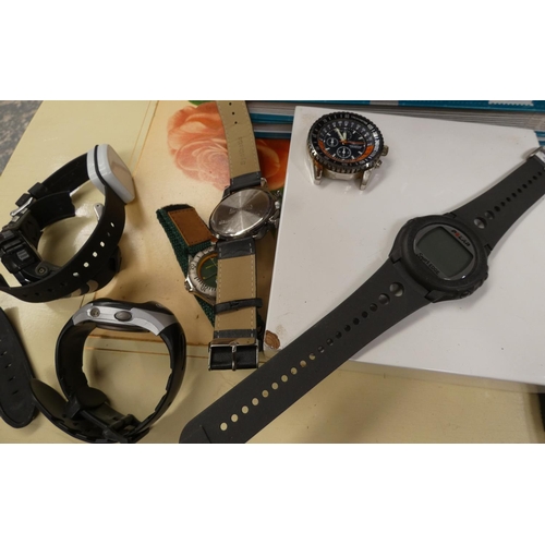 336 - Various watches (a/f) including Wingmaster, Polar, etc.