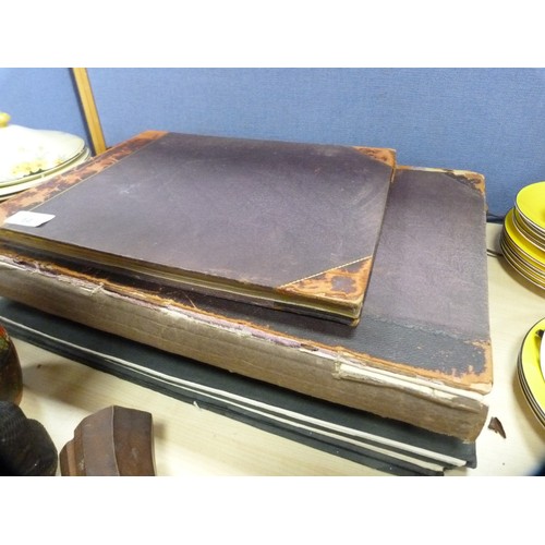 14 - Black Forest-style bear, African tribal-style spoon, vintage Cow & Gate tin, 78rpm records, Pear... 