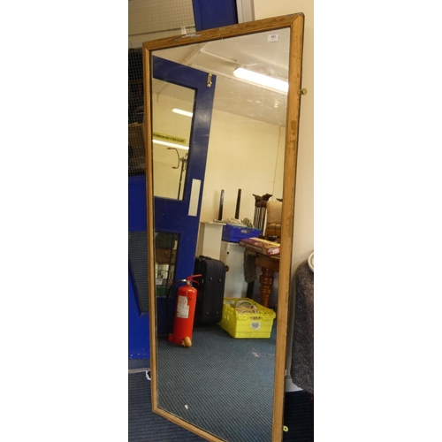 451 - Full length gilt framed wall mirror