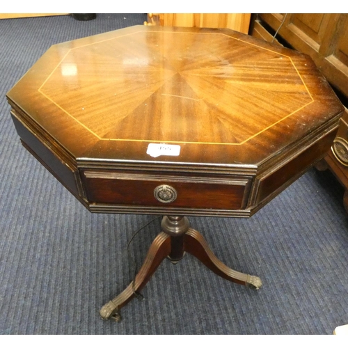 455 - Small mahogany drum table