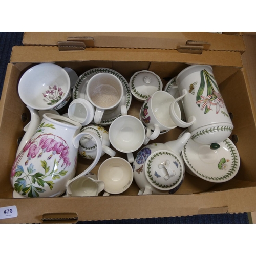 470 - Extensive collection of Portmeirion 'Botanic' pattern tea ware