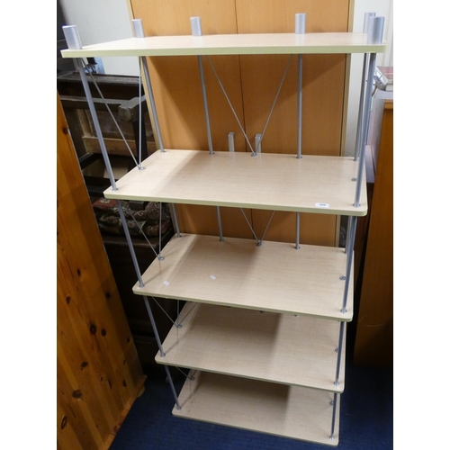 509 - Large modern four tier shelves.