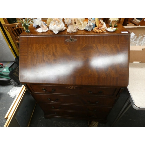 560 - Mahogany writing bureau.