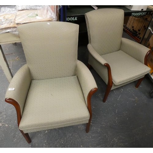 576 - Pair of Parker Knoll easy chairs. (2).