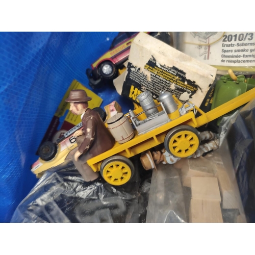 370 - Collection of vintage figures and vehicles.