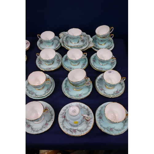 100 - Hammersley Petites Fleurs cups, saucers, plates, etc.