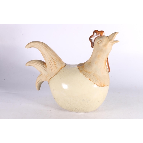 56 - Large ceramic model of a cockerel.