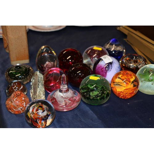 85 - Collection of glass paperweights.  (17)