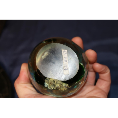 88 - Glass paperweights, later label 93-AB-59.