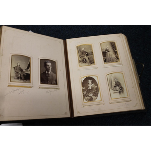 284 - Victorian photograph album to include mostly family portraiture.