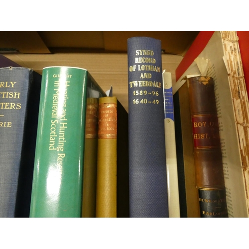 142 - Scottish Historical Research.  A carton of various vols.