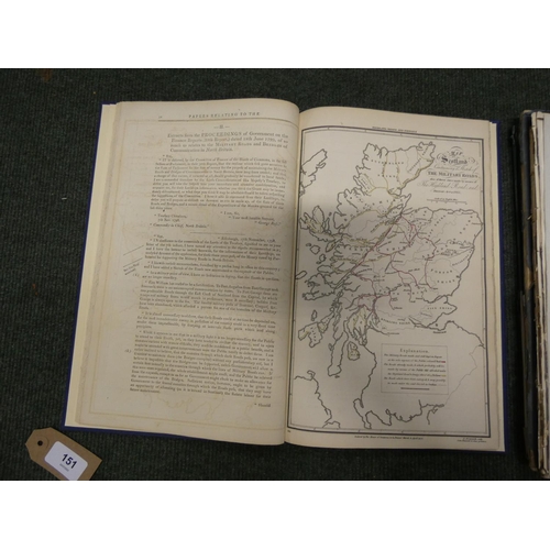 151 - Roads in Scotland.  Statement of the Origin & Extent of the Several Roads in Scotland ... 