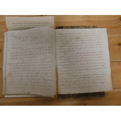 154 - Duke of Buccleuch - Buccleuch Estates.  Sederunt Book. Detailed manuscript notes on transactions wit... 