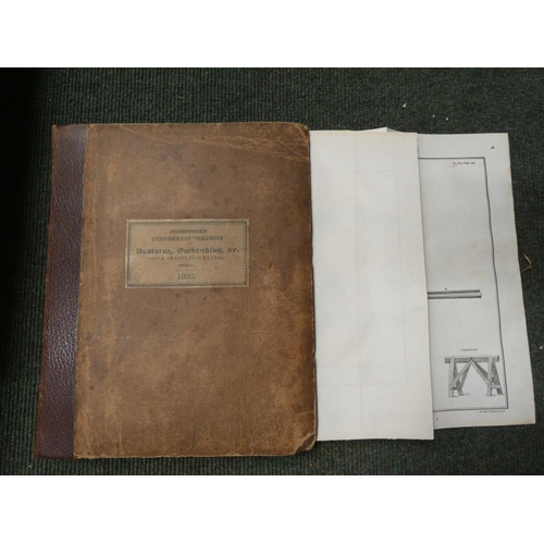 174 - JOHNSTONE JOHN.  A Systematic Treatise on the Theory & Practice of Draining Land. Fldg... 