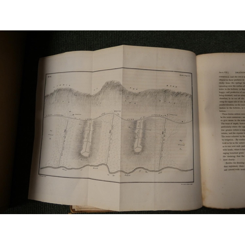 174 - JOHNSTONE JOHN.  A Systematic Treatise on the Theory & Practice of Draining Land. Fldg... 