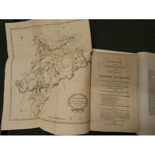 186 - DOUGLAS REV. ROBERT.  General View of the Agriculture of the Counties of Roxburgh & Se... 