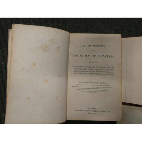 196 - ANDERSON JAMES.  Essays Relating to Agriculture & Rural Affairs. Mottled calf, rather ... 