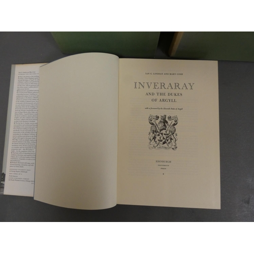 2 - LINDSAY I. G. & COSH MARY.  Inveraray & the Dukes of Argyll. Illus. Quarto. Orig. ... 