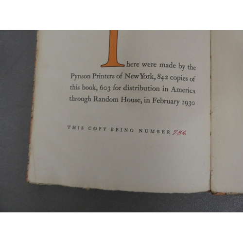 229 - MILNE A. A.  When I Was Very Young. Ltd. ed. 736/842. Signed to the colophon by A. A. Miln... 