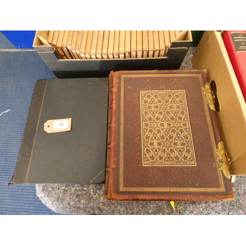 25 - KIPLING RUDYARD.  Works. 25 vols. Limp maroon leather, gilt backs. 1920's; also other works, Dumas, ... 