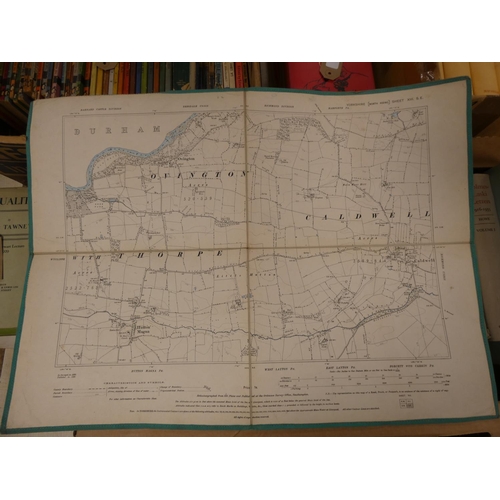 28 - North Yorkshire OS Maps.  6 inches to 1 mile. 1895. Collection of 60 plus quarter sheet OS... 