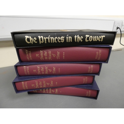 301 - FOLIO SOCIETY.  Anthony Powell, A Dance to the Music of Time, 4 vols. in slip cases; also ... 