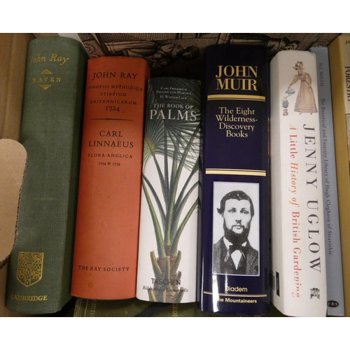 7 - Botany & Natural History.  A carton of books & softback publications.... 