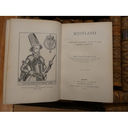 72 - FISHER UNWIN (Pubs).  The Story of the Nations Series. 20 vols. Calf, poor backs. Bookplat... 