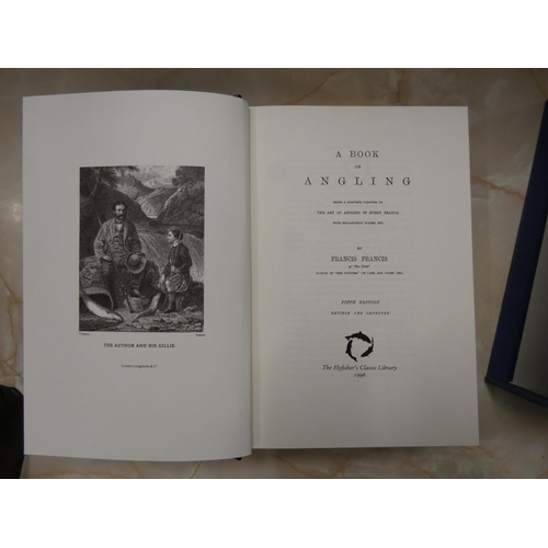 77 - THE FLYFISHER'S CLASSIC LIBRARY.  Francis, A Book on Angling; Sawyer, Keeper of the Stream and Kelso... 