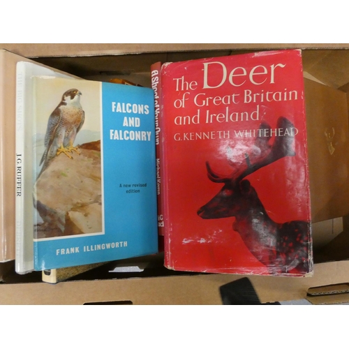 95 - Field Sports.  A carton of various vols. incl. stalking, falconry & big game.... 