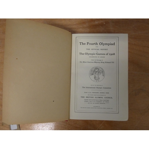 97 - THE BRITISH OLYMPIC COUNCIL.  The Fourth Olympiad Being the Official Report of the Olympic Games of ... 
