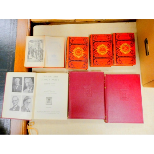 240 - VERNE JULES. 3 works in four. French text. Nice red cloth gilt. Paris, n.d.; also Tracey, The Britis... 