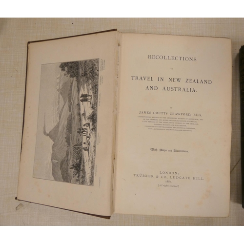 265 - DE SATGE OSCAR.  Pages from the Journal of a Queensland Squatter. 2 fldg. maps. Frontis &a... 