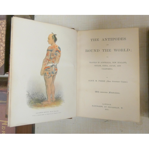 268 - FRERE ALICE M.  The Antipodes & Round the World. Col. frontis. Plates & illus. Cal... 