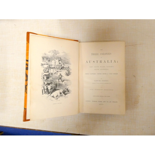 281 - SIDNEY SAMUEL.  The Three Colonies of Australia ... Their Pastures, Copper Mines & Gold Fields. ... 
