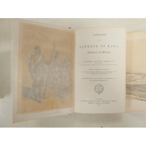 288 - SANDWITH HUMPHRY.  A Narrative of the Siege of Kars ... Together with A Narrative of Travels & A... 